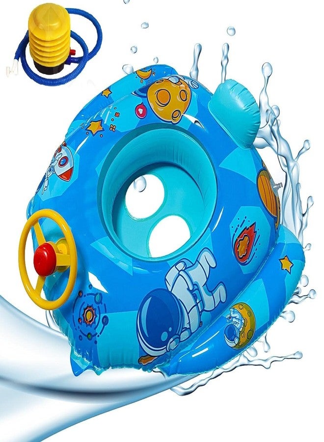 Chavda Kids Swimming Car with Pump - Inflatable Pool Car Float for Toddlers, Easy Air Pump Included, Perfect Water Toy for Summer Fun, Ages 3-7 - Image 1